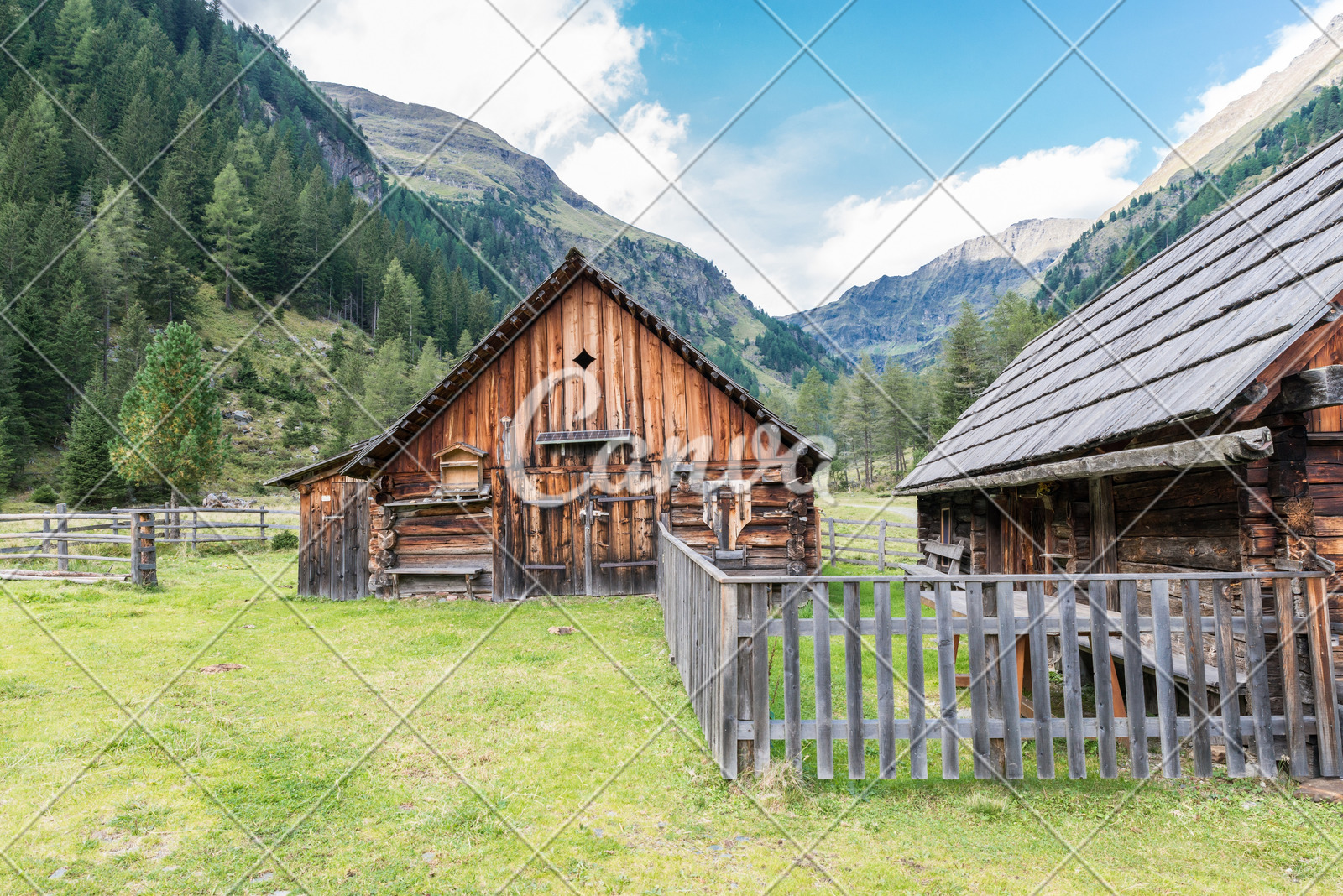 Wooden Alpine Cabin With Solar Panel Austria Photos By Canva