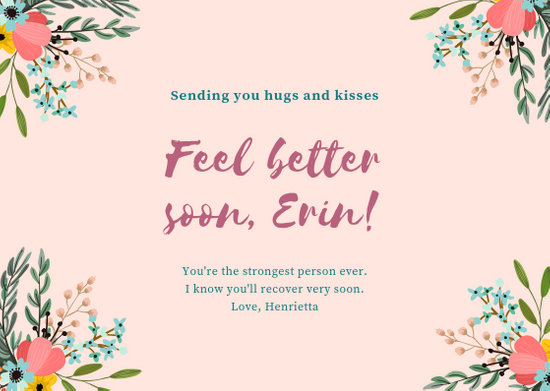 Customize 125+ Get Well Soon Card templates online - Canva