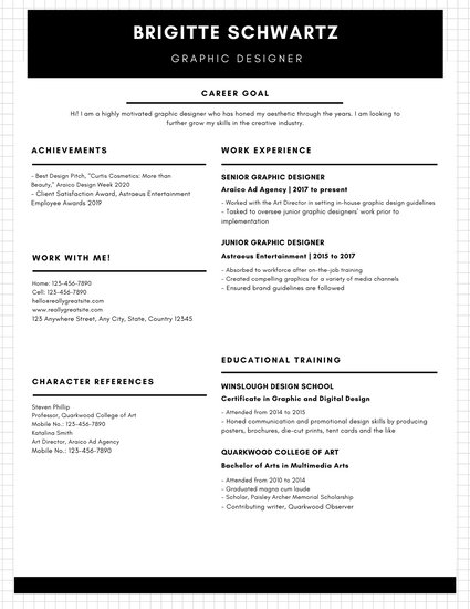 White Minimalist Academic Resume - Templates by Canva