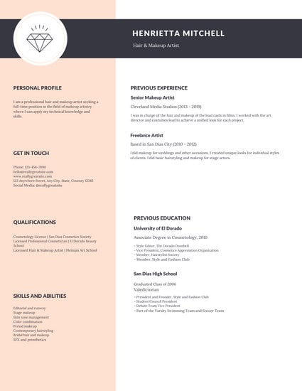 customize 866  modern resume templates online