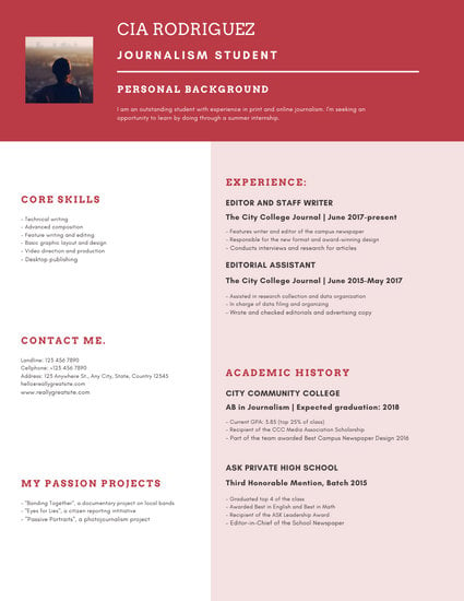 customize 890  modern resume templates online - page 6