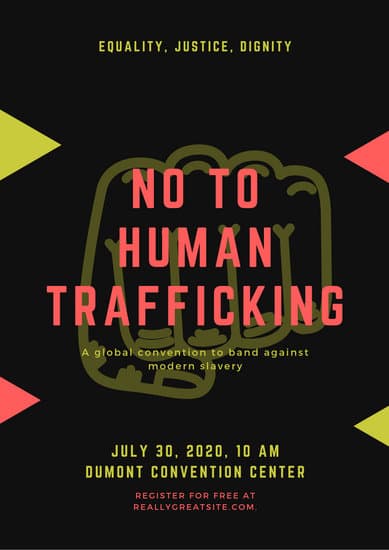 Customize 84 Human Trafficking Poster Templates Online Canva 9843