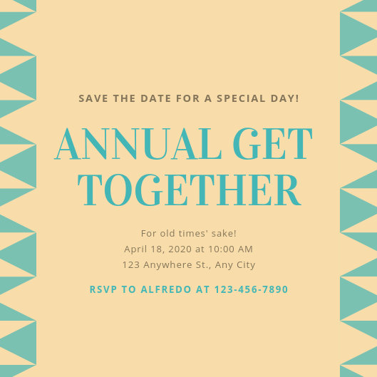 Customize 44 Get Together Invitation Templates Online Canva
