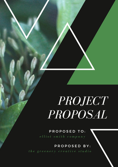 canva green nature triangles project general proposal MAC85kFA21w