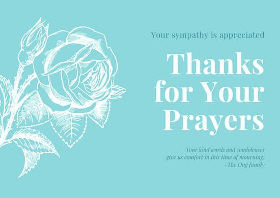 Customize 26+ Funeral Thank You Card templates online - Canva