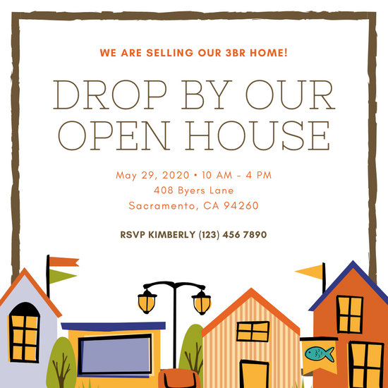 Open House Email Invitation 7