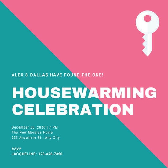 Blank Housewarming Invitations Templates 9