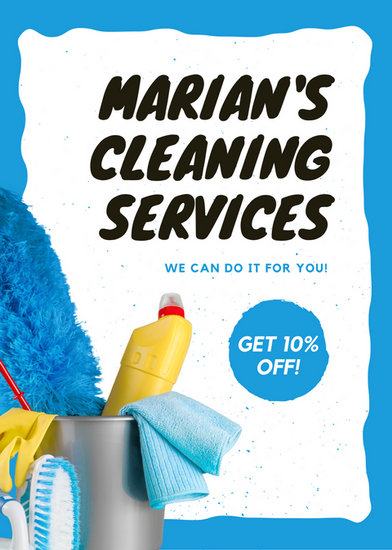 Cleaning Flyer Templates - Canva