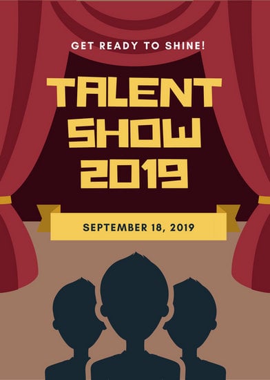Talent Show Flyer Template Free