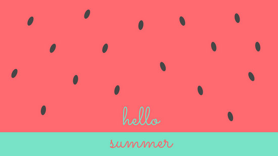tumblr watermelon wallpapers Wallpaper Desktop   Summer Canva Templates