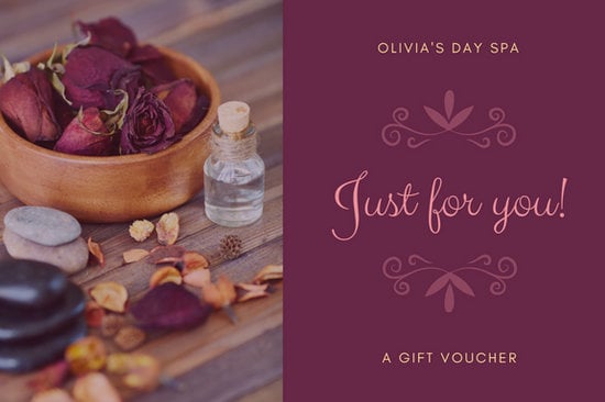 Customize 131+ Spa Gift Certificate templates online - Canva