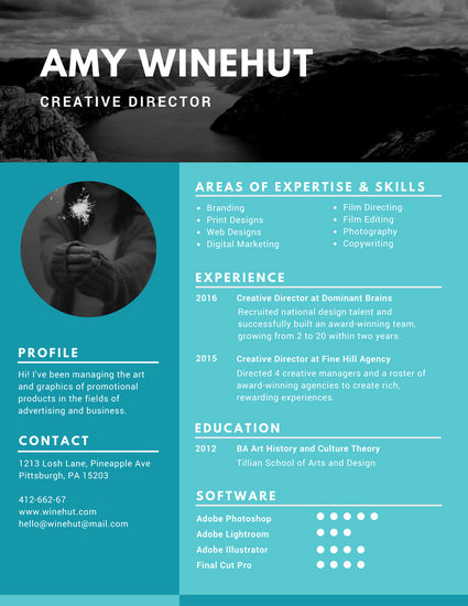 How to make a resume for talent agency