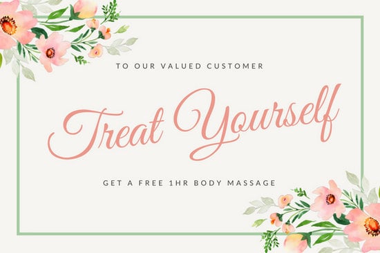 Customize 100+ Massage Gift Certificate templates online - Canva