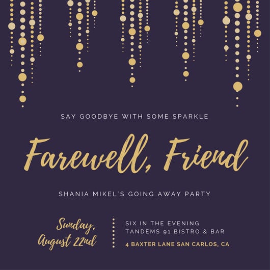 Farewell Invitation Template 10