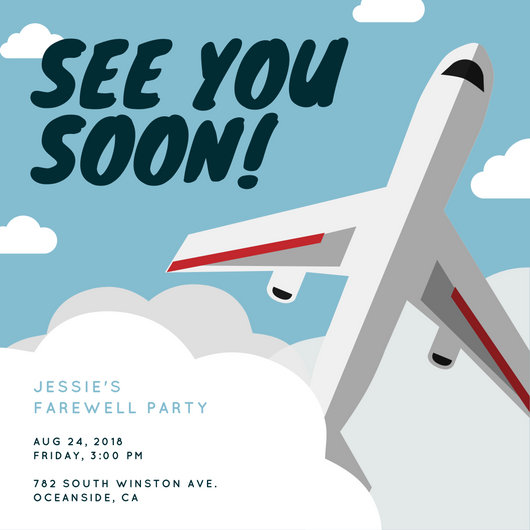 Customize 103+ Farewell Party Invitation templates online - Canva