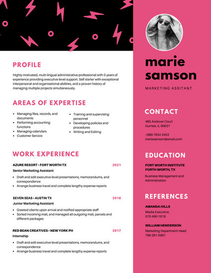 creative resume templates