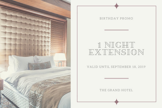 Purple Hotel Gift Certificate Templates By Canva