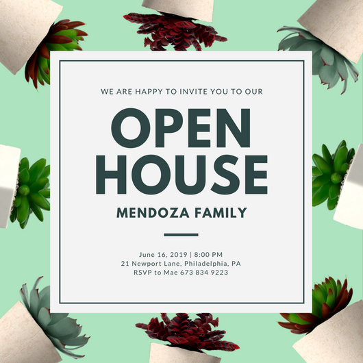 Open House Invites 8