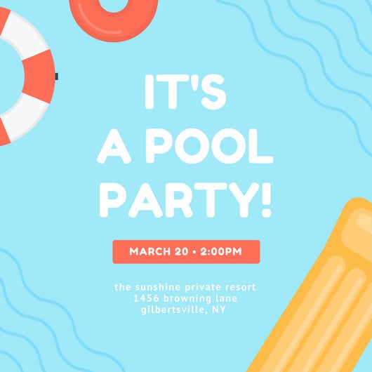 canva skyblue lifebuoy waves pool party invitation MACNHXln0RU