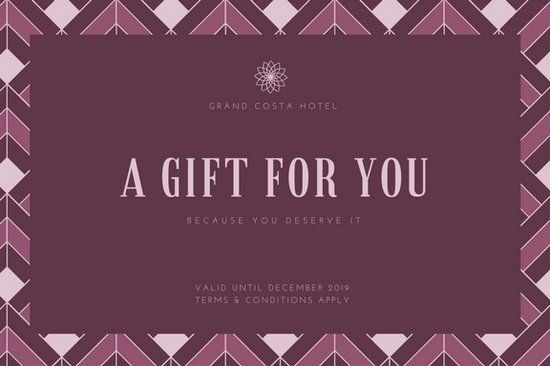 Luxury Hotel Gift Certificate Templates By Canva