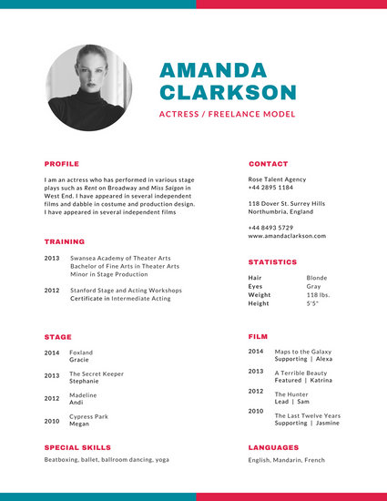 White with Borders Minimalist Resume - Templates by Canva