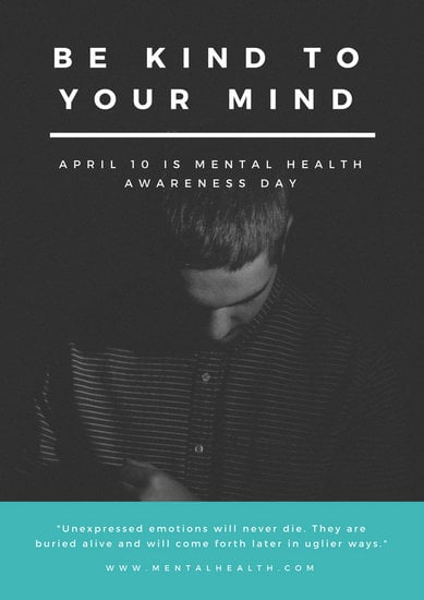 Customize 114+ Mental Health Poster templates online - Canva