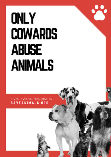 Customize 34+ Animal Rights Poster templates online - Canva