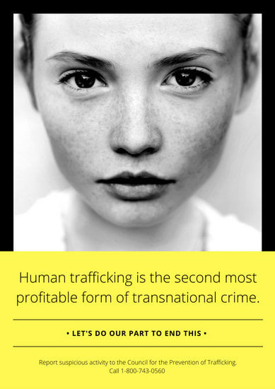 Customize 125 Human Trafficking Poster Templates Online Canva 9474