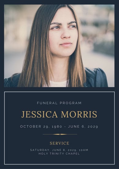 Funeral Funeral Templates - Canva
