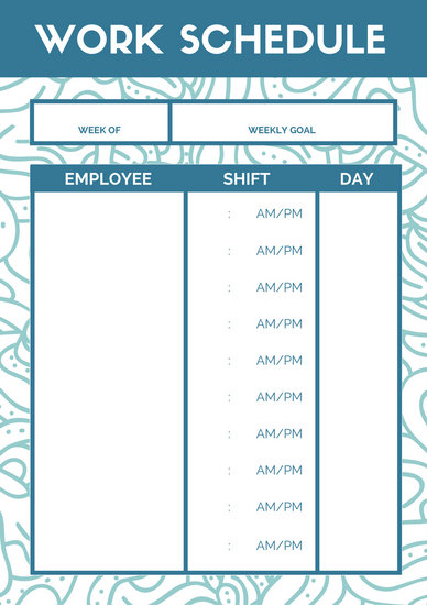 Customize 174+ Weekly Schedule Planner templates online - Canva