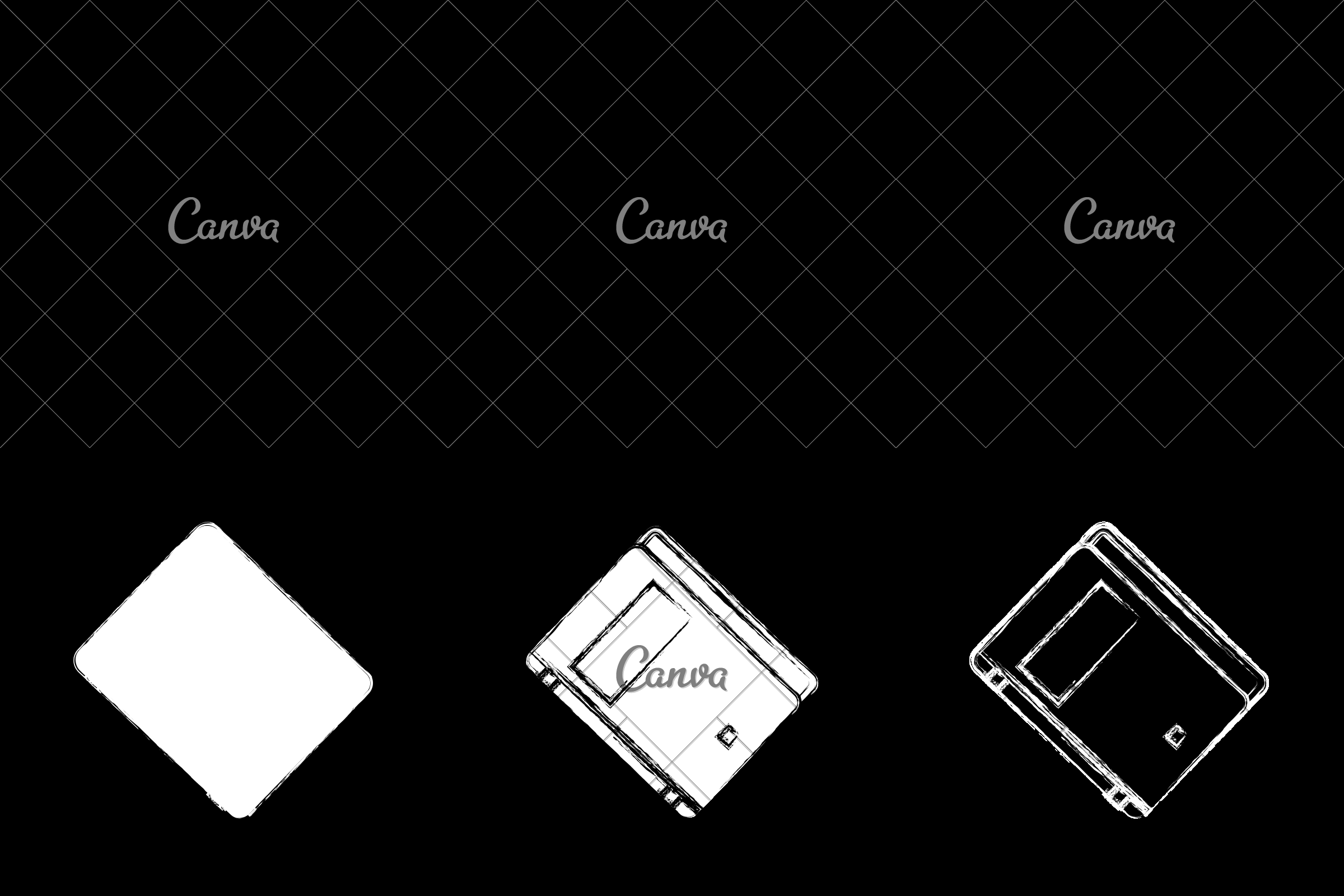 Closed Book Sketch Icons By Canva