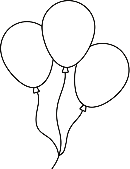 Picture 45 of 3 Balloons Clipart Black And White | plj-jsqq5