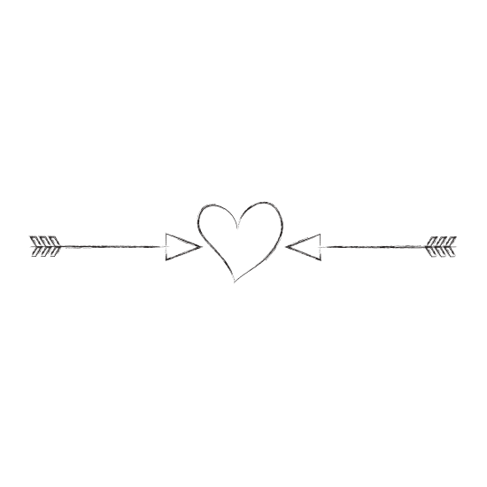 Heart Love with Arrows Romantic Icon - Icons by Canva