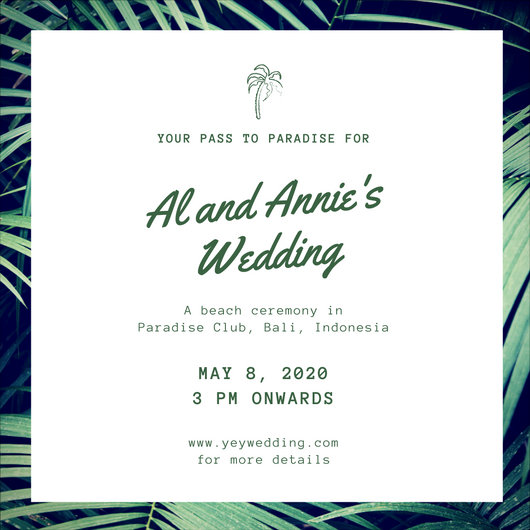 Wedding Invitation Templates - Canva