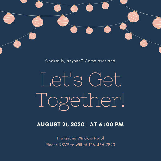 Invitation Format For Get Together 1
