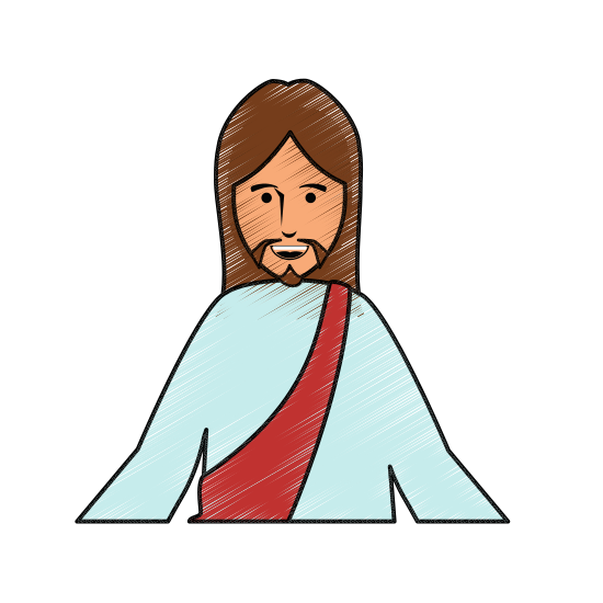 Jesus Face Cartoon