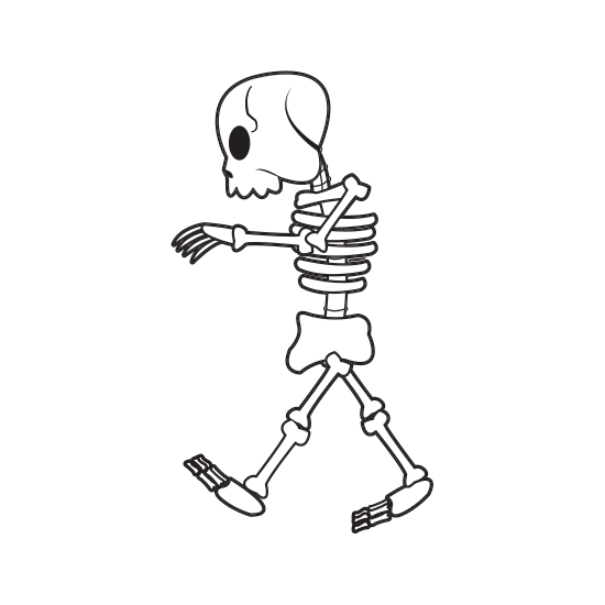 Cartoon Skeleton Bones Mystery Fairy Tale - Icons by Canva