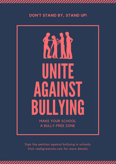 Customize 75+ Anti-Bullying Poster templates online - Canva