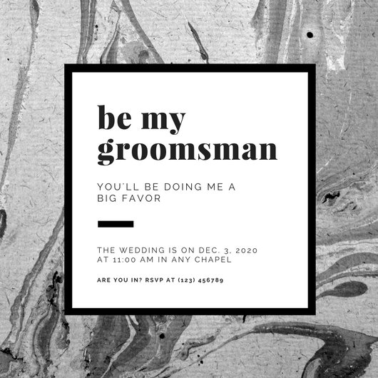Free Printable Groomsmen Invitations 10