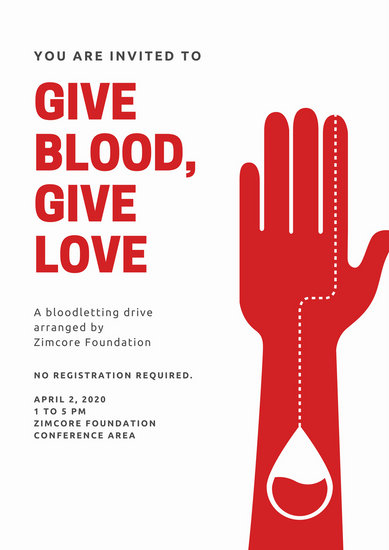 canva white and red hand blood donation poster MACZ4EzwBb0