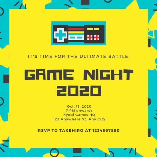 Customize 204+ Game Night Invitation templates online - Canva