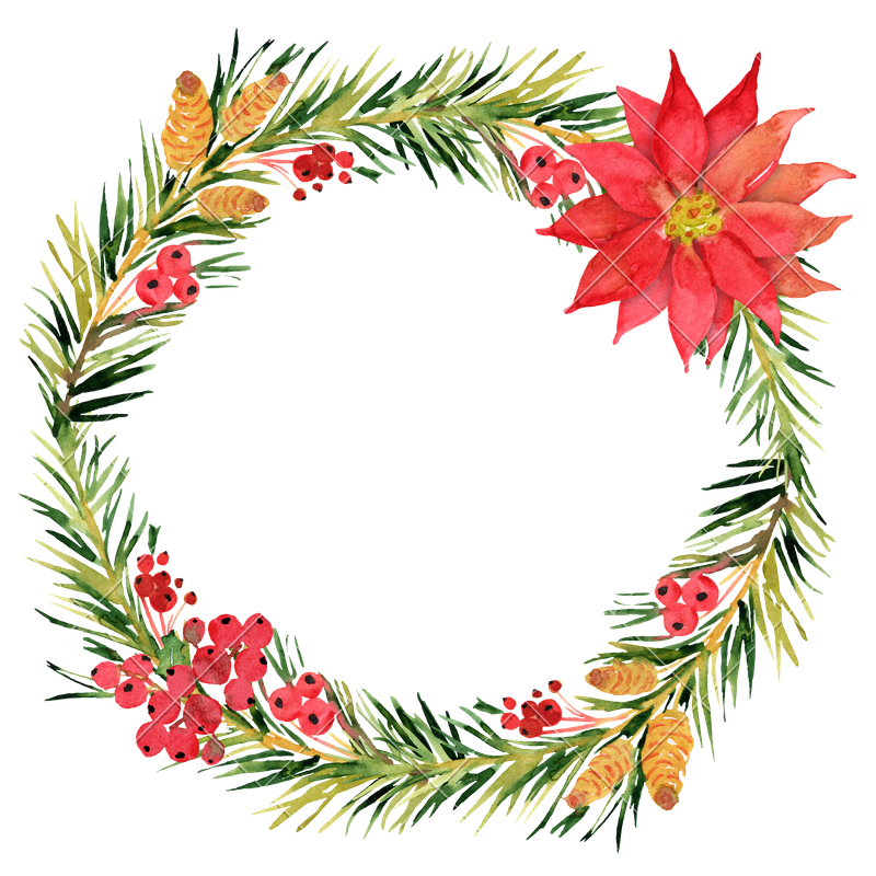 Christmas Wreath - Photos by Canva