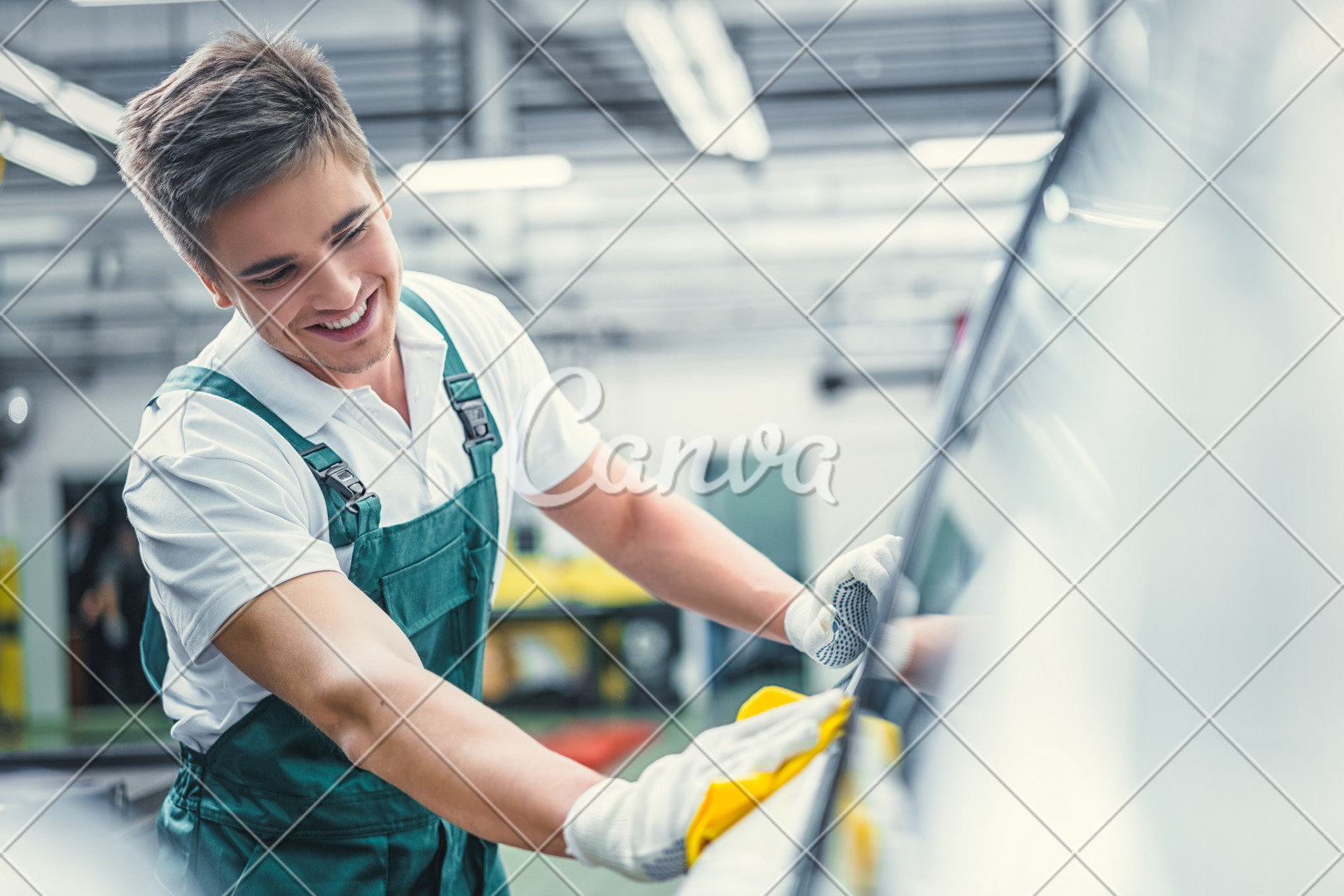 Repair Man In Garage Photos By Canva