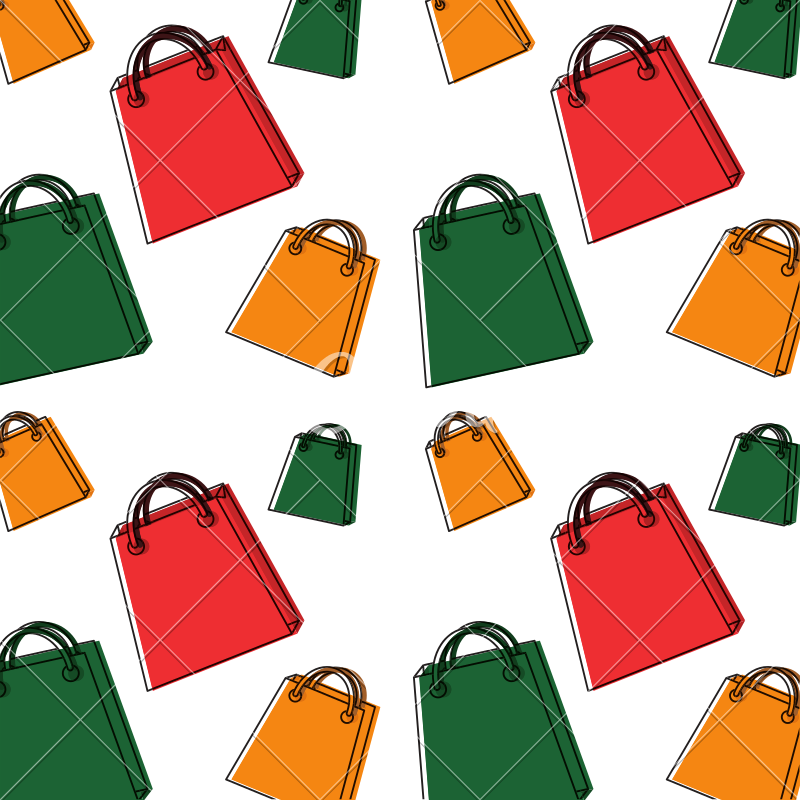 Download Shopping Bag Pattern Background Icons By Canva