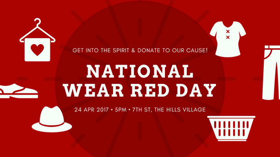 Wear red day 2019 uk