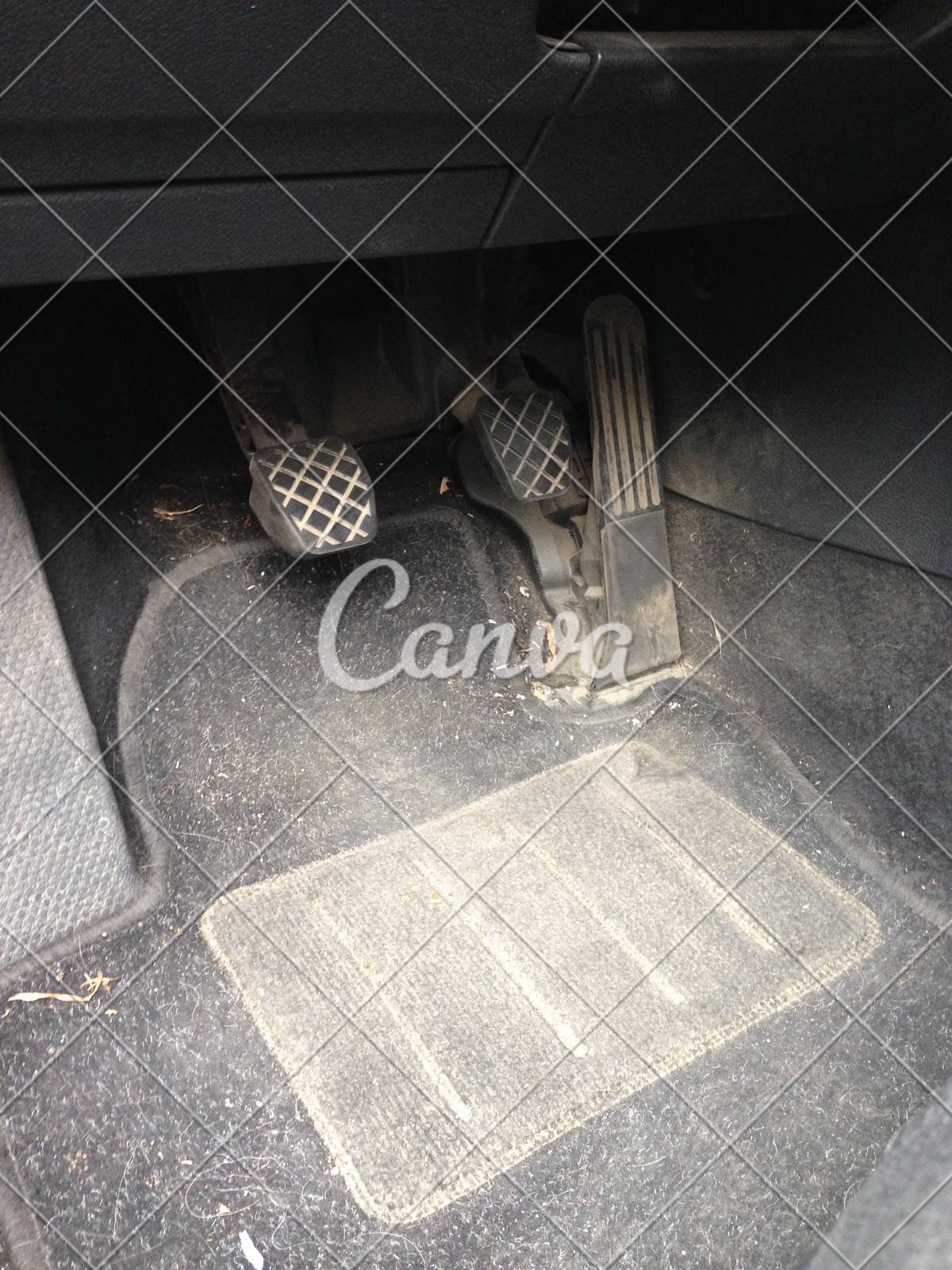 Dirty Car Interior Stick Shift Pedals Photos By Canva