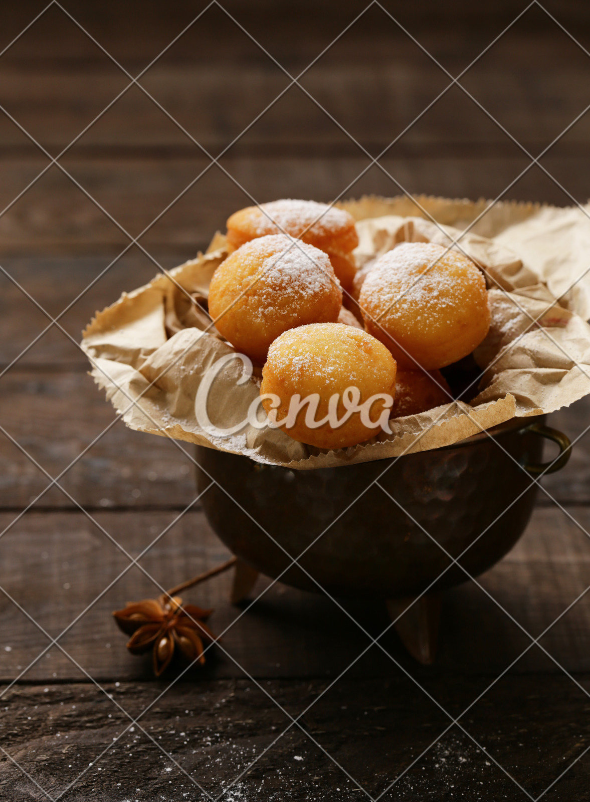 Cottage Cheese Donuts Balls With Powdered Sugar Photos By Canva