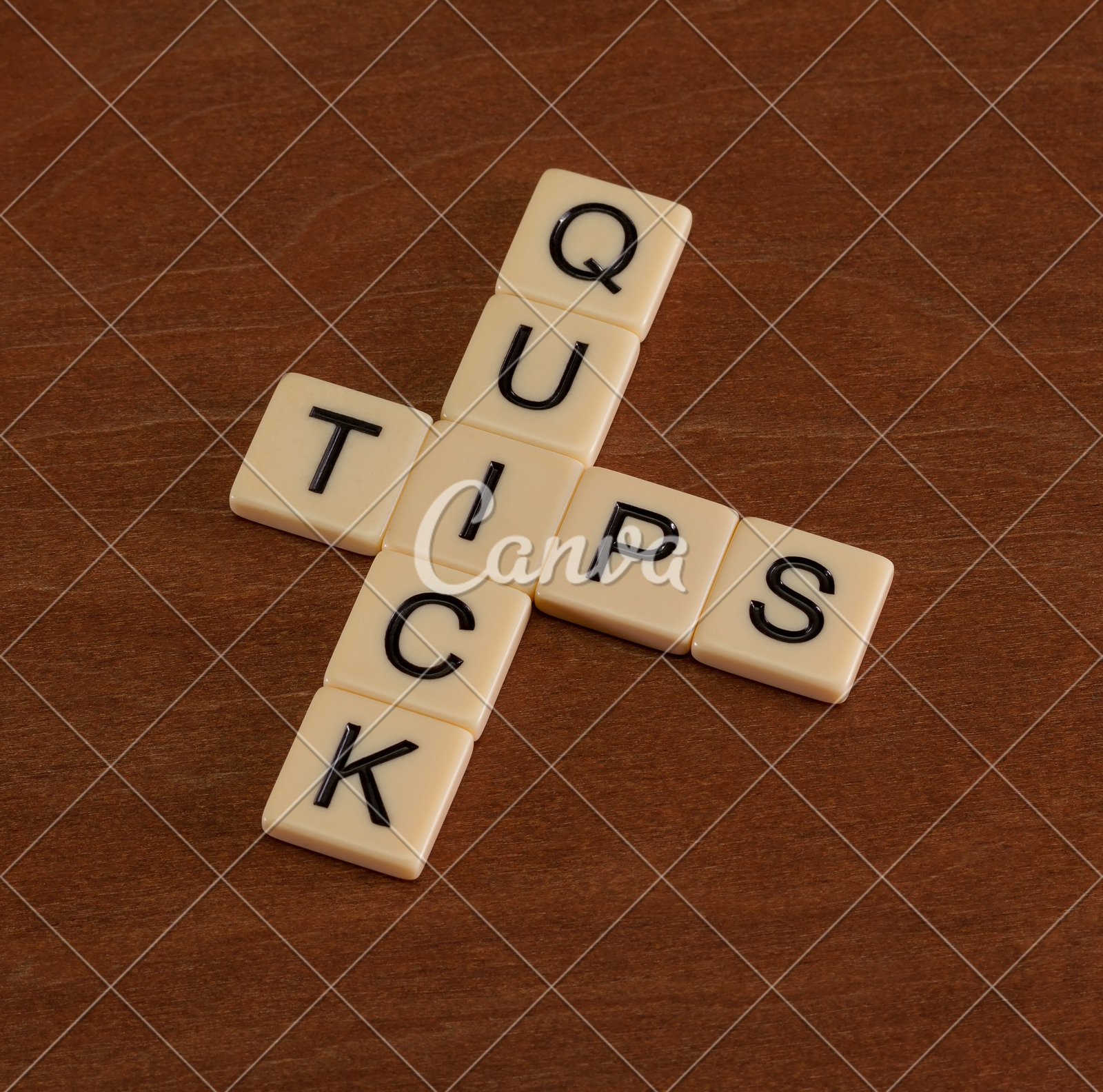 Crossword puzzle with words Quick Tips Travel guide concept Photos