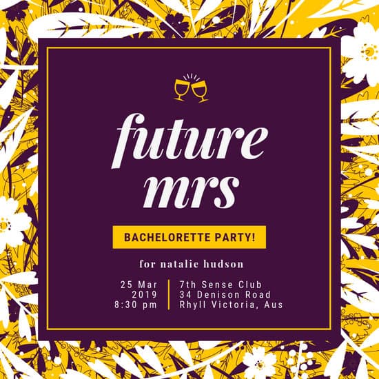 Customize 85+ Bachelorette Party Invitation templates online Canva