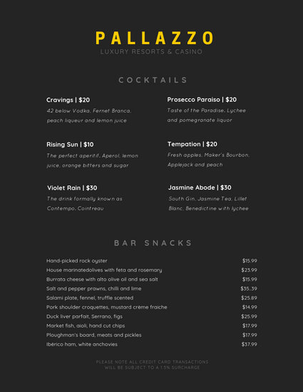 Customize 1 858 Menu  templates online Canva 